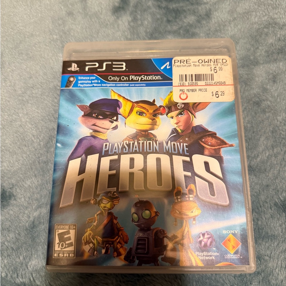 Sony PlayStation Move Heroes for PS3 - Blue and Silver Cover